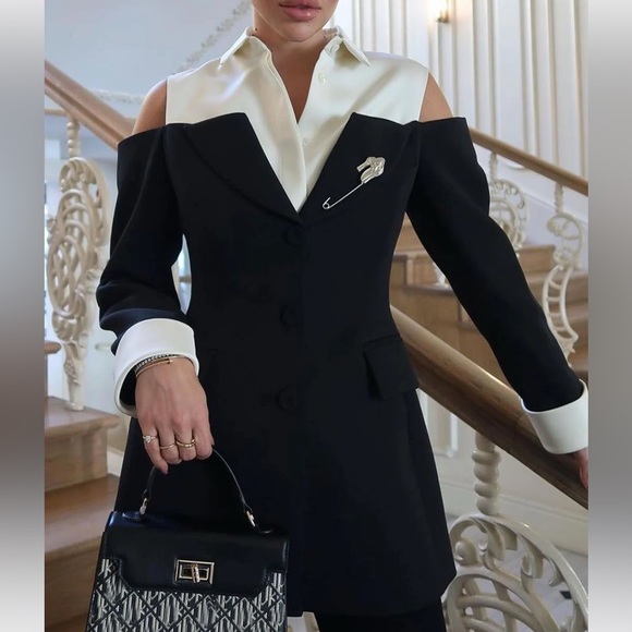 Ipekyol blazer dress designer limited edition bloggers fav same size 40/42 - Picture 9 of 10